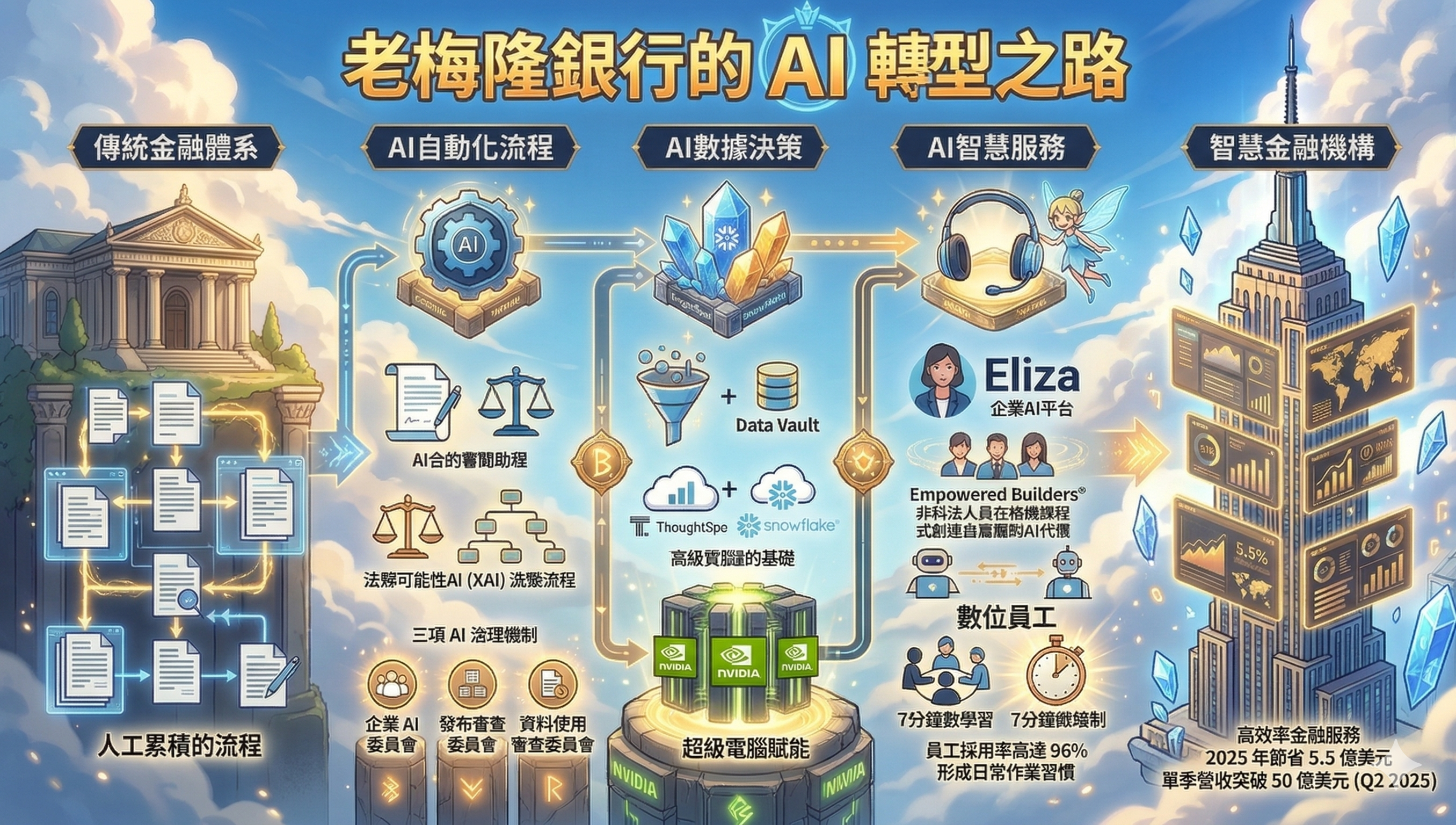 老梅隆銀行的 AI 轉型之路 — 從傳統金融體系到智慧金融機構